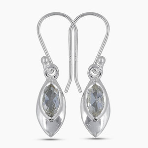Crystal Silver Earring