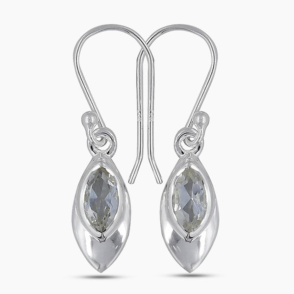 Crystal Silver Earring