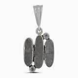 Muonionalusta Meteorite Silver Pendants