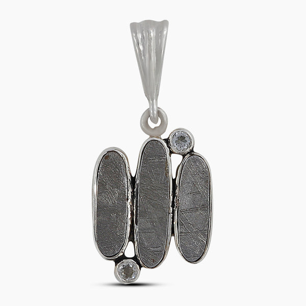 Muonionalusta Meteorite Silver Pendants