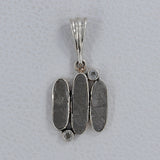 Muonionalusta Meteorite Silver Pendants