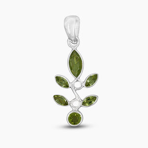925 Sterling Silver Peridot Pendants