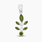 925 Sterling Silver Peridot Pendants