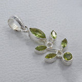 925 Sterling Silver Peridot Pendant