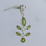 925 Sterling Silver Peridot Pendant