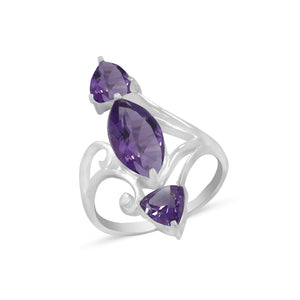 925 Sterling Silver Garnet Rings