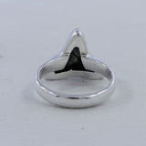 Fossilized Shark Tooth Sterling Silver Ring