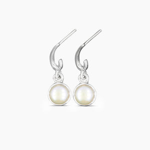 Pearl Silver Earrings