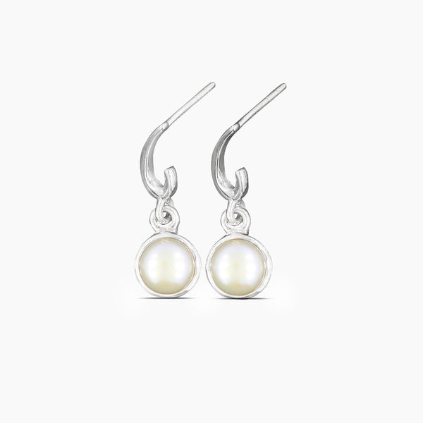 Pearl Silver Earrings