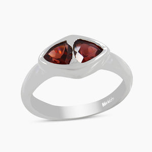 Natural Peridot Silver Rings