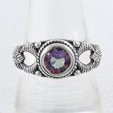 Mystic Quartz  Silver Ring