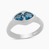 Natural Peridot Silver Rings