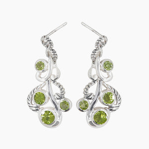 Amethyst Silver Earrings