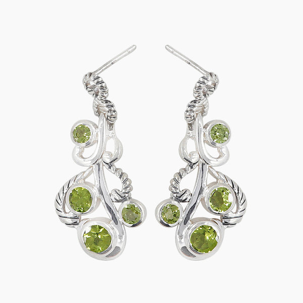 Amethyst Silver Earrings