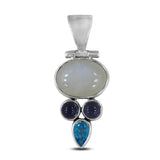 Larimar 925 Silver Pendant