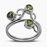 925 Sterling Silver Garnet Rings