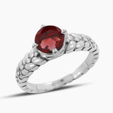 925 Sterling Silver Blue Topaz Rings