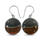 Zebra Jasper Silver Earring