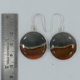 Zebra Jasper Silver Earring