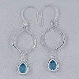 Labradorite Silver Earring