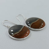 Zebra Jasper Silver Earring