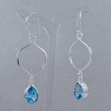 Labradorite Silver Earring