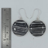 Zebra Jasper Silver Earring