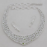 Peridot Silver Necklace