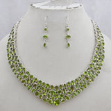 Peridot Silver Necklace