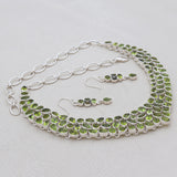 Peridot Silver Necklace