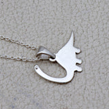 Dinosaur Silver Necklace