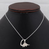 Dinosaur Silver Necklace