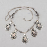 Ethnic Silver Necklace Jewelry