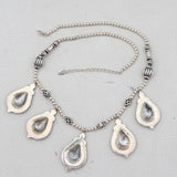 Ethnic Silver Necklace Jewelry