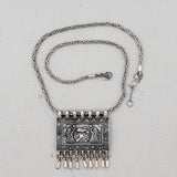 Ethnic Silver Necklace