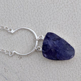 Tanzanite Silver Necklace