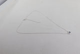Garnet Silver Minimalist Necklaces