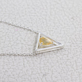 Citrine Silver Minimalist Necklaces