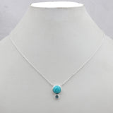 Mexican Turquoise 925 Sterling Silver Necklace