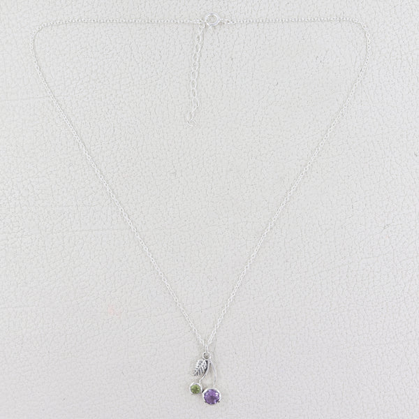 925 Sterling Silver Amethyst Necklaces