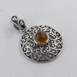 925 Sterling Silver Tourmaline Pendants