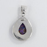 Purple Turquoise 925 Sterling Silver Pendant