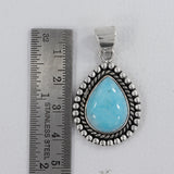 Purple Turquoise 925 Sterling Silver Pendant