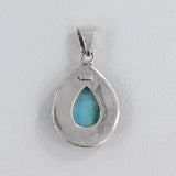 Purple Turquoise 925 Sterling Silver Pendant