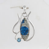 925 Sterling Silver K2 Jasper Pendant