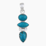 925 Silver Mexican Turquoise Pendants