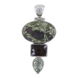 925 Silver Rainforest Jasper Pendant