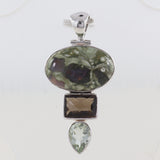 925 Silver Rainforest Jasper Pendant