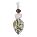 Natural Rain Forest Jasper Pendant