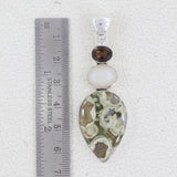 Natural Rain Forest Jasper Pendant